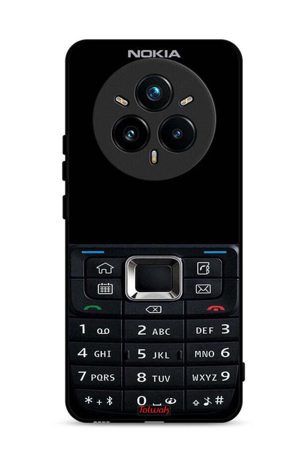 غطاء حماية لهاتف Realme 14 Pro Plus 5G بنمط هاتف قديم