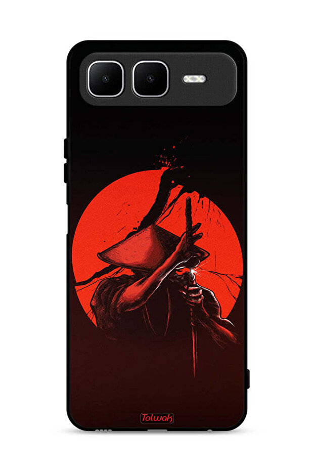 غطاء حماية لهاتف Infinix Smart 10 Plus بتصميم محارب السيف
