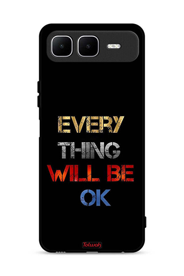 غطاء حماية لهاتف Infinix Smart 10 Plus كل شيء سيكون على ما يرام