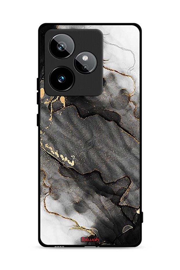 غطاء حماية رخامي لامع لهاتف Realme GT 7 5G