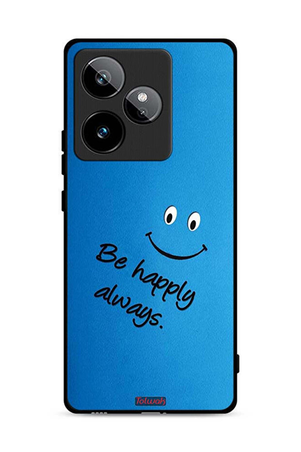 غطاء حماية لهاتف Realme GT 7 5G كن سعيدًا دائمًا