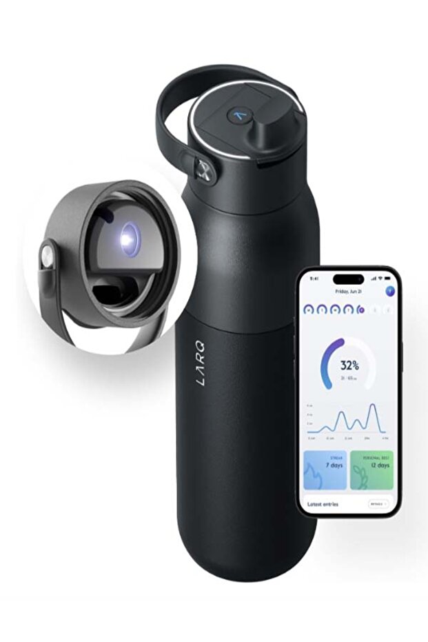 UV Water Purifier with Self Cleaning, App Hydration Monitor,680ml