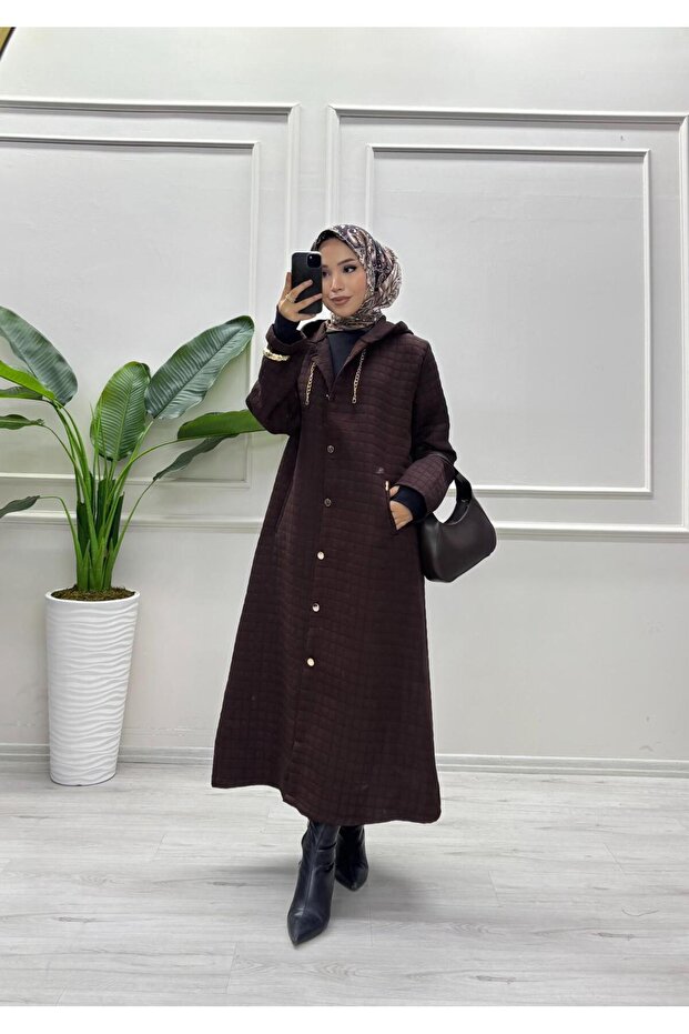 KAPİTONE DÜĞMELİ MONT - 1