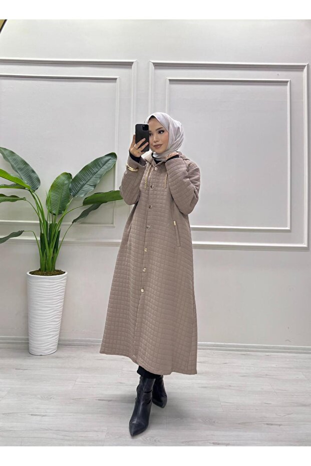 KAPİTONE DÜĞMELİ MONT - 2