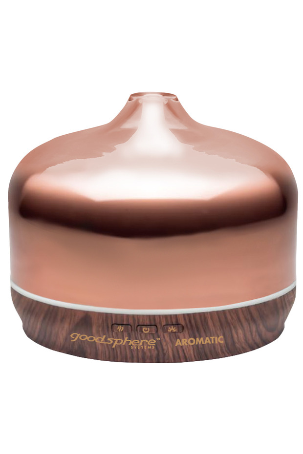 Aromatic - Rose Gold - 3in1 - Aroma Diffuser - Ultrasonic Humidifier - Spectrum LED Light
