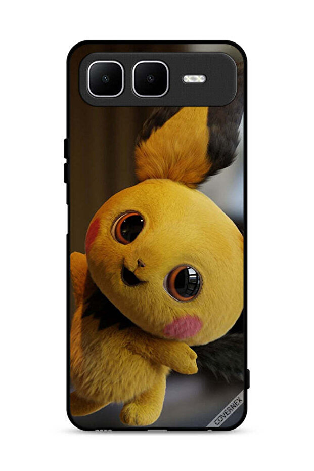 غطاء حماية لهاتف Infinix Smart 10 Plus بتصميم بيكاتشو