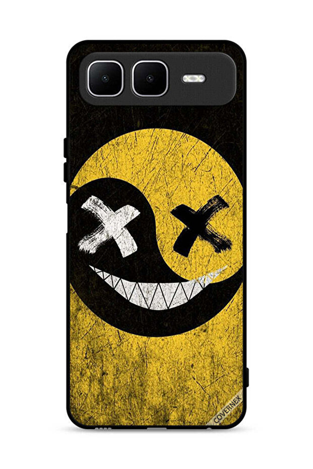 غطاء حماية لهاتف Infinix Smart 10 Plus برسومات وجه مارشميلو