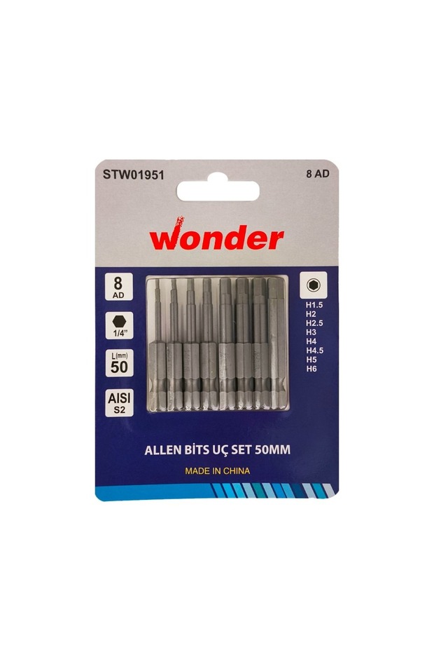 ALLEN BİTS UÇ SET 50MM - 1