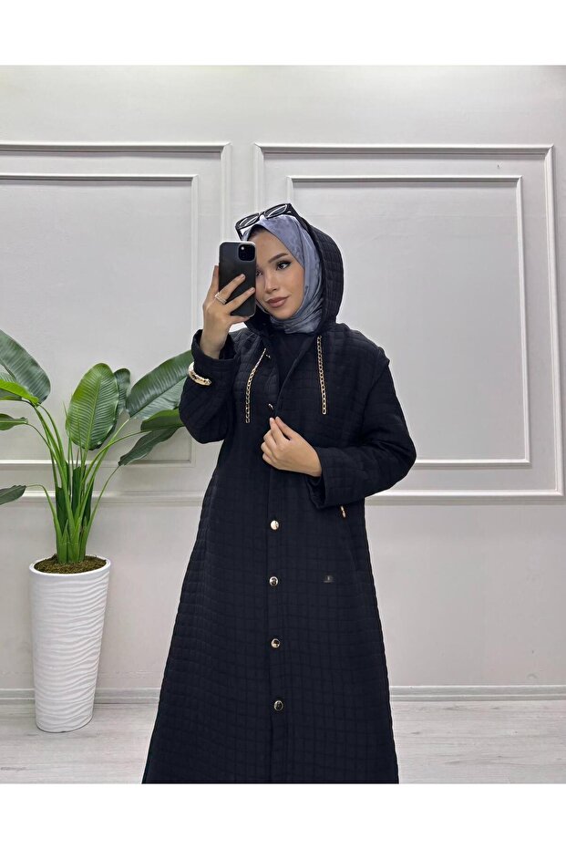 KAPİTONE DÜĞMELİ MONT - 2