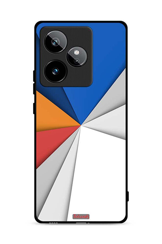 غطاء حماية Realme GT 7 5G مصنوع من مادة مطابقة للفن التجريدي
