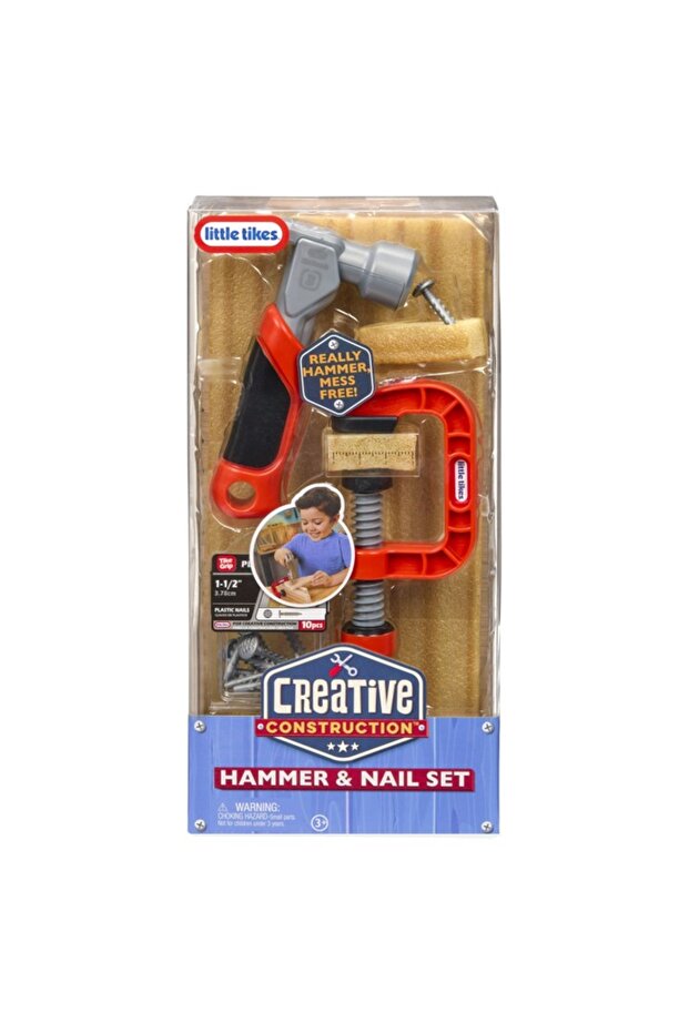 Creative Construction Hammer & Nail Set