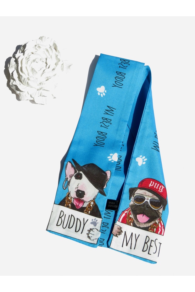 Dog Scarf 50% Silk - Cat Scarf - Pet Accessory