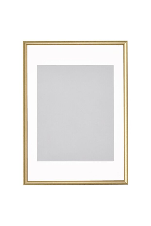 SILVERHÖJDEN Frame, gold-colour, 50 x 70 cm