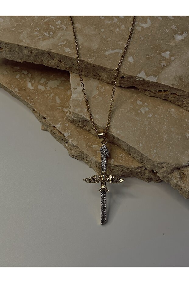 Çelik Anka Kolye - 2