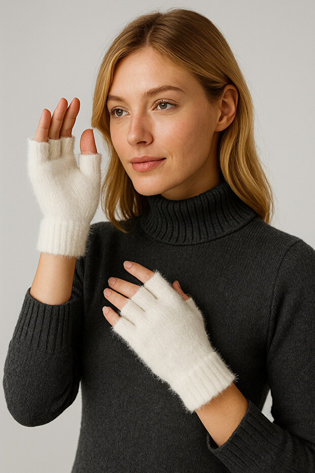 قلافات أصابع مقطوعة من القطيفة - 1