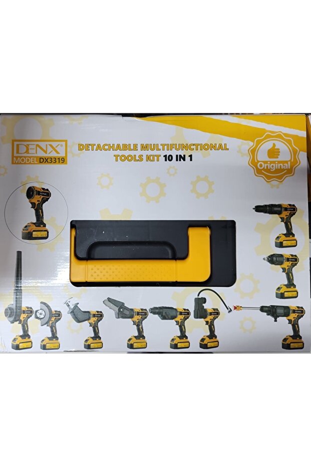 DX3319 10-in-1 Multi-Tool Kit - Cordless and Interchangeable with Battery - 2