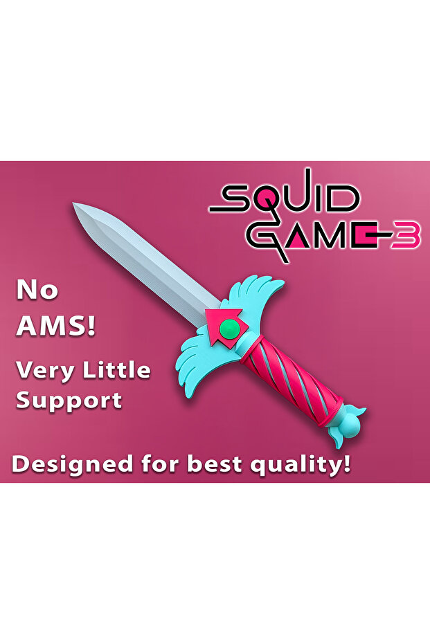 Squid Game 3 bıçak - 1: 1 son derece doğru hayır ams - 2