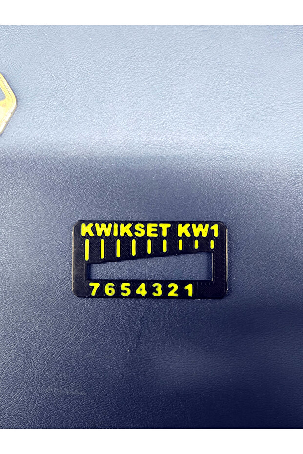 Kwikset KW1 KEYCODE KODODER KARTI - 3