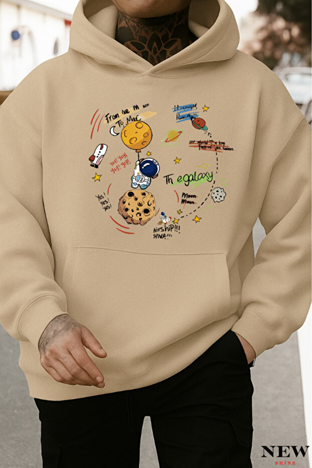 Astronaut Printed Sweatshirt
