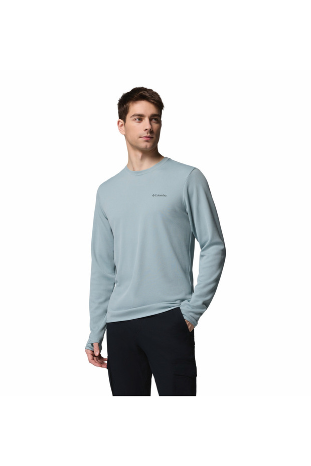 تي شيرت رجالي بأكمام طويلة من Tech Trail Utility Warm Crew
