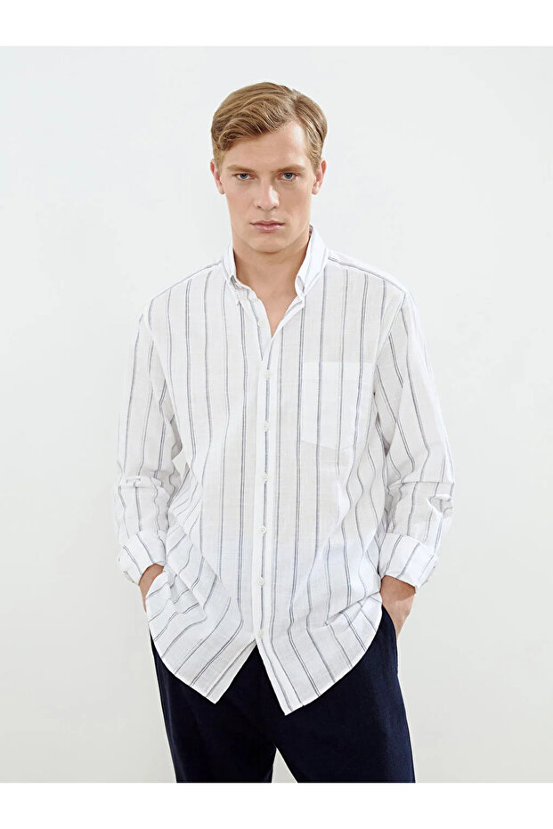 Ανδρικό πουκάμισο Regular Fit Poplin - 7