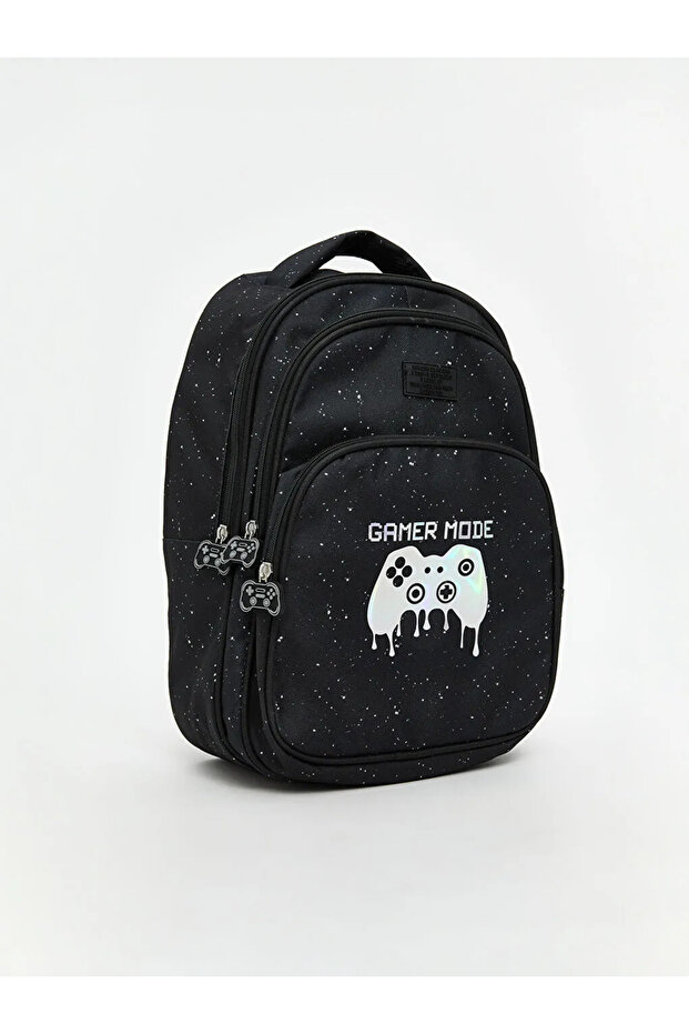 Printed Boy's School Bag