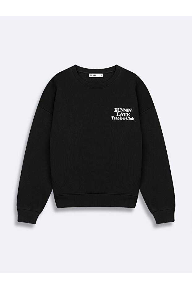 Siyah Sweatshırt - 1