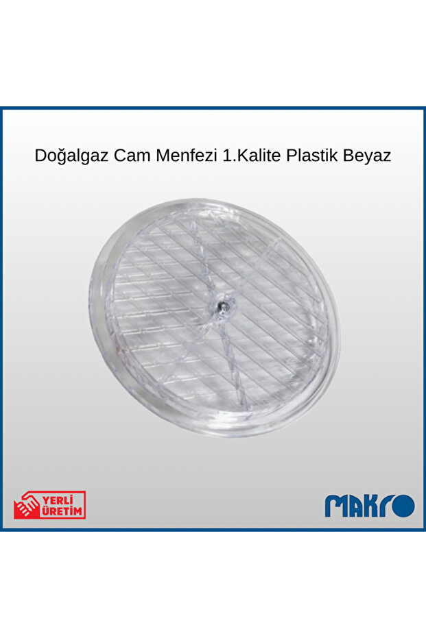 Doğalgaz Cam Menfezi Şeffaf