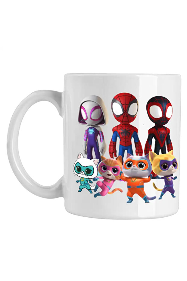 Spiderman Mug Spin Ghost Super Kittens - 3