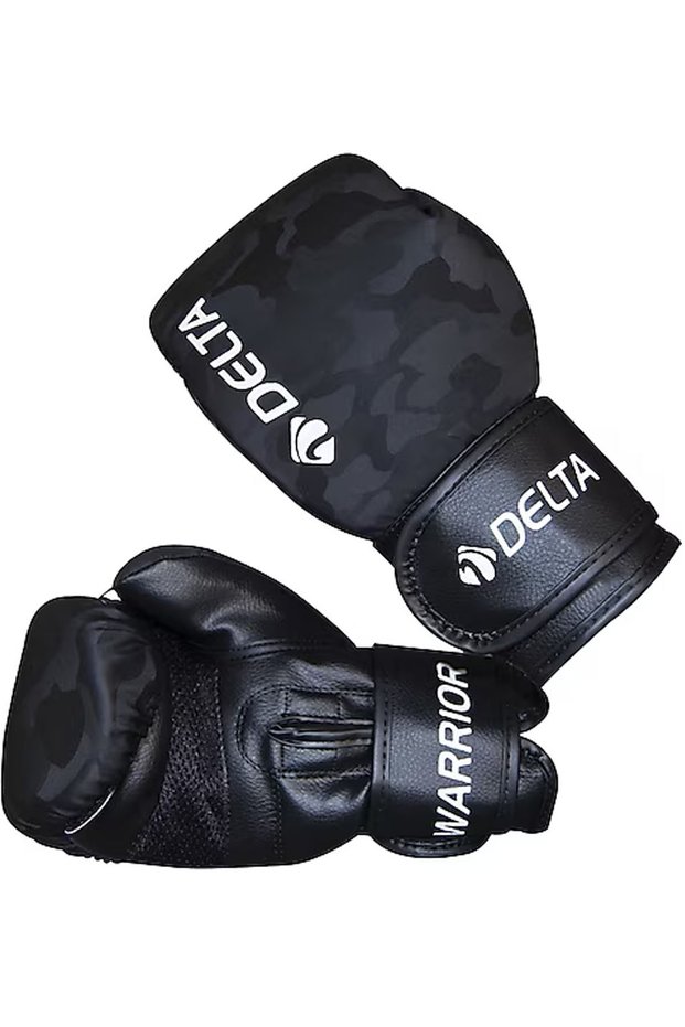 Warrior Camouflage 12 oz Boxing Gloves - Kick Boxing, Muay Thai, Sparring Gloves for Adults 78-90 kg