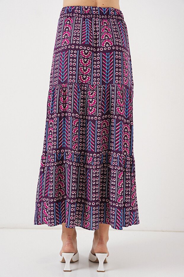 Fustă lungă cu model BDART - 6