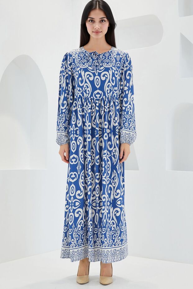 Rochie lungă cu model BDART - 1