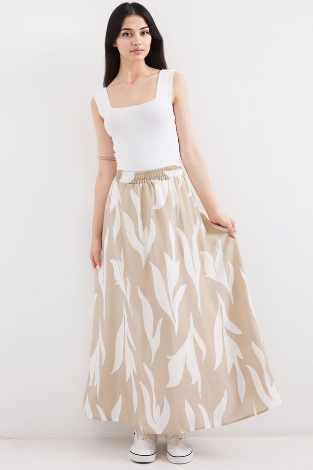 Fustă lungă cu model BDART - 3