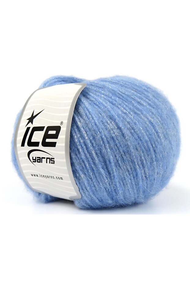 6X50Gr. Charm Mohair, Metallic Glitter, Acrylic Blue Metallic Glitter, Luxury, Winter, Wool, Mohair, Acrylic
