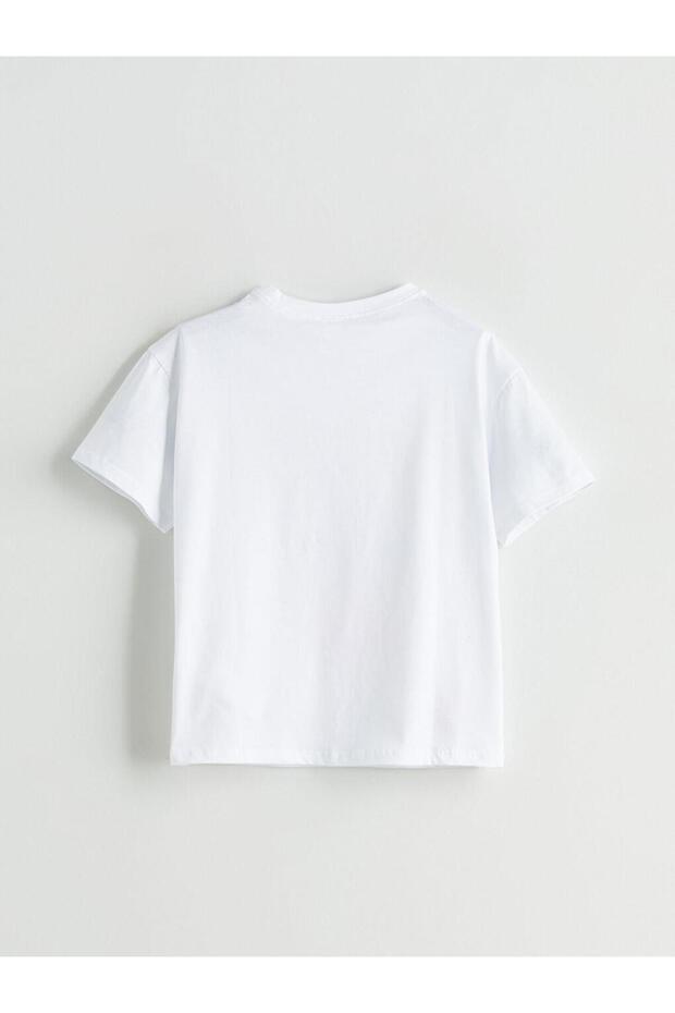 Bisiklet Yaka Kız Çocuk Şortlu Pijama Takımı (S5) - 4