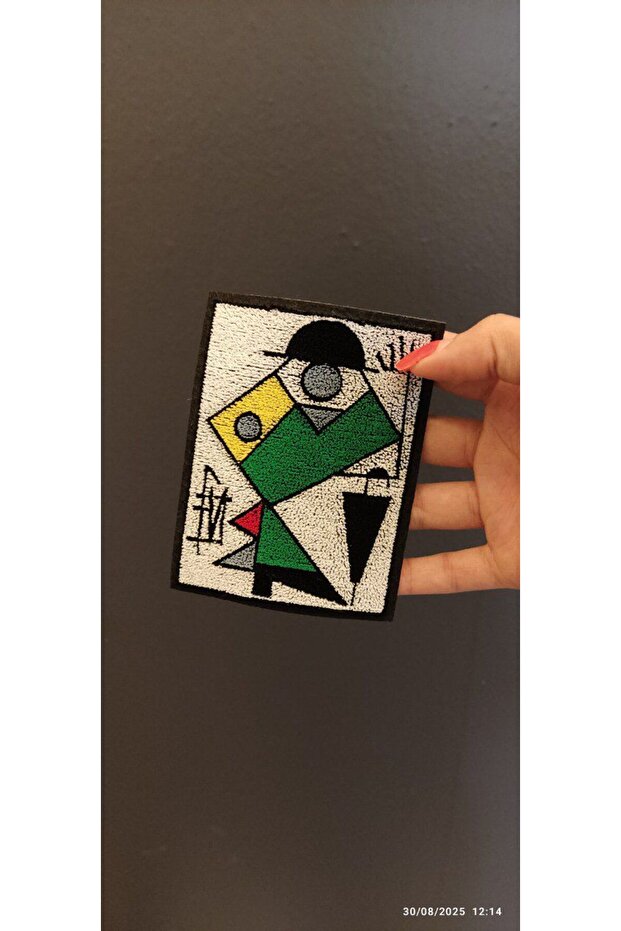 11X8 cm Iron-On Punch Woven Applique