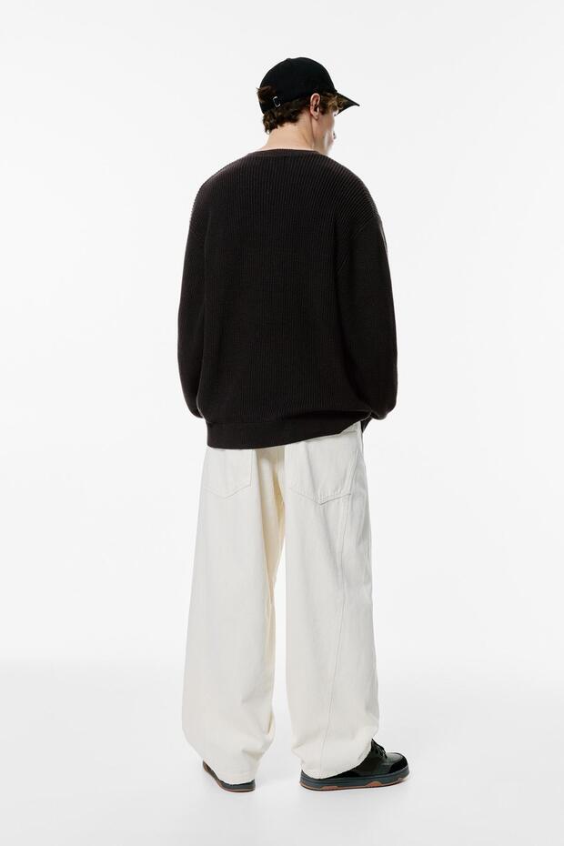 Nakışlı yazılı kazak - 4