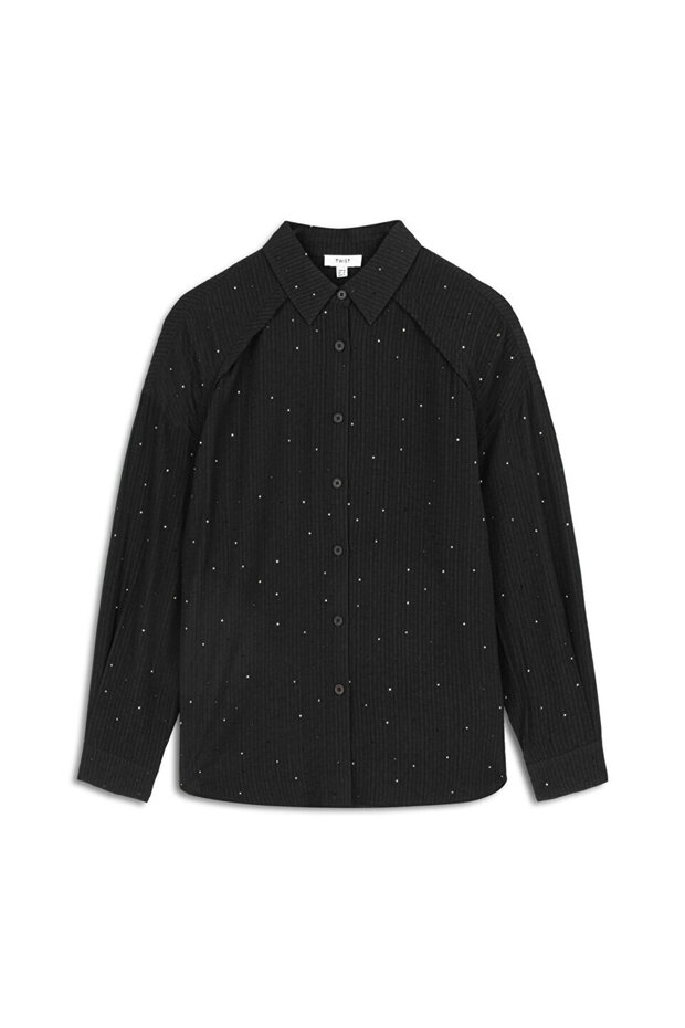 HOTFIX BASKILI PİLELİ GÖMLEK - 3