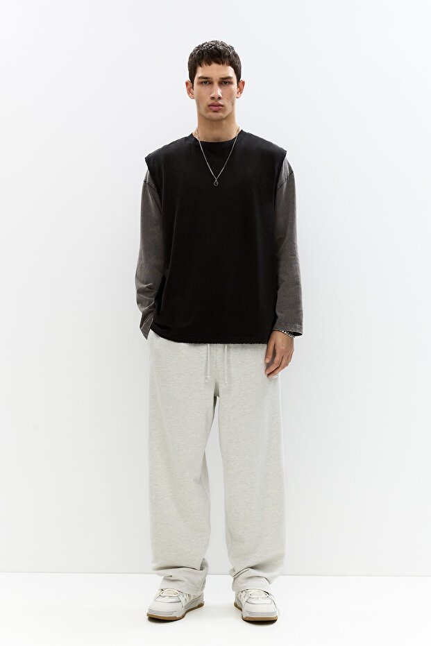 Yırtmaçlı eşofman pantolonu - 1