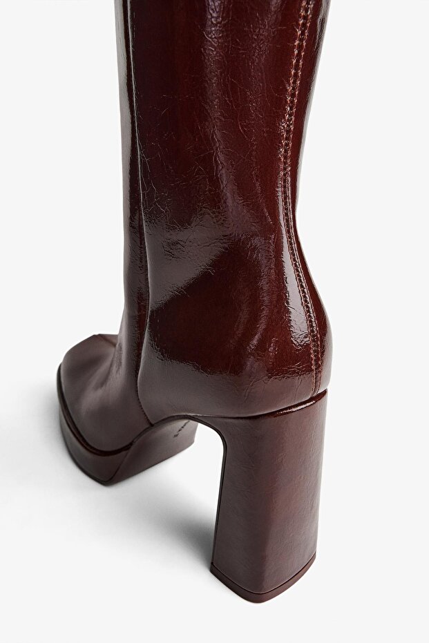 Platform topuklu çizme - 3