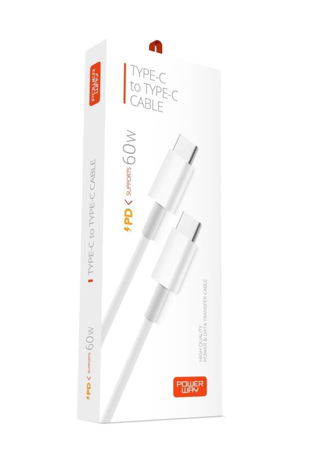 PD60 Type-C PD 60W Süper Hızlı Şarj Ve Veri Aktarım Kablosu - 1