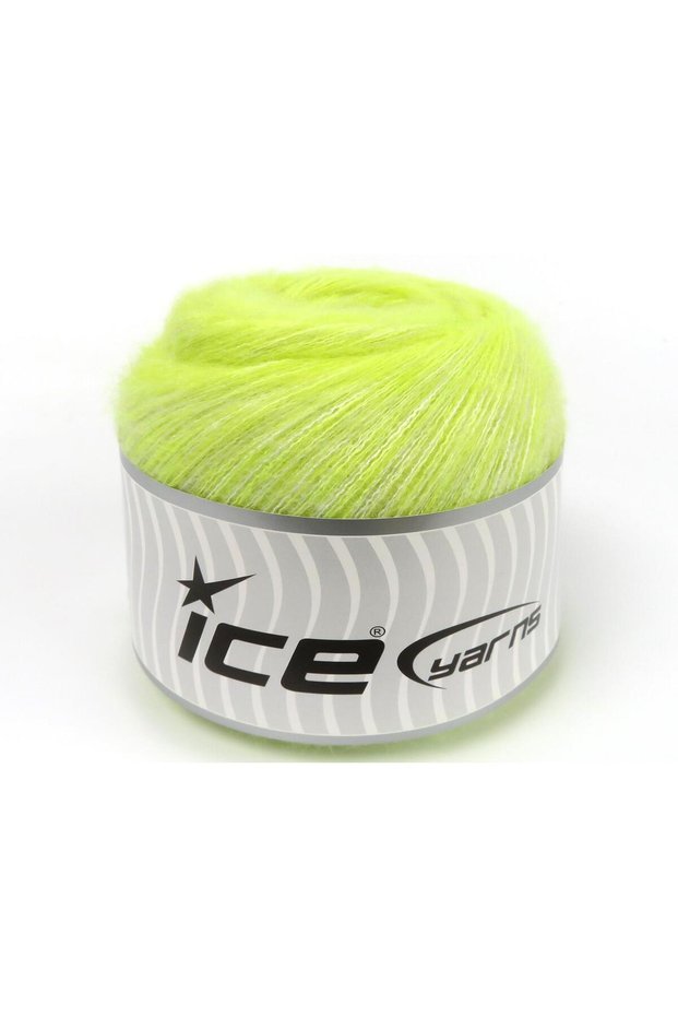 Lot of 2 X 150Gr Skeins Ice Yarns Cakes Tommy Wool (10% Wool) Yarn Light Green Melange
