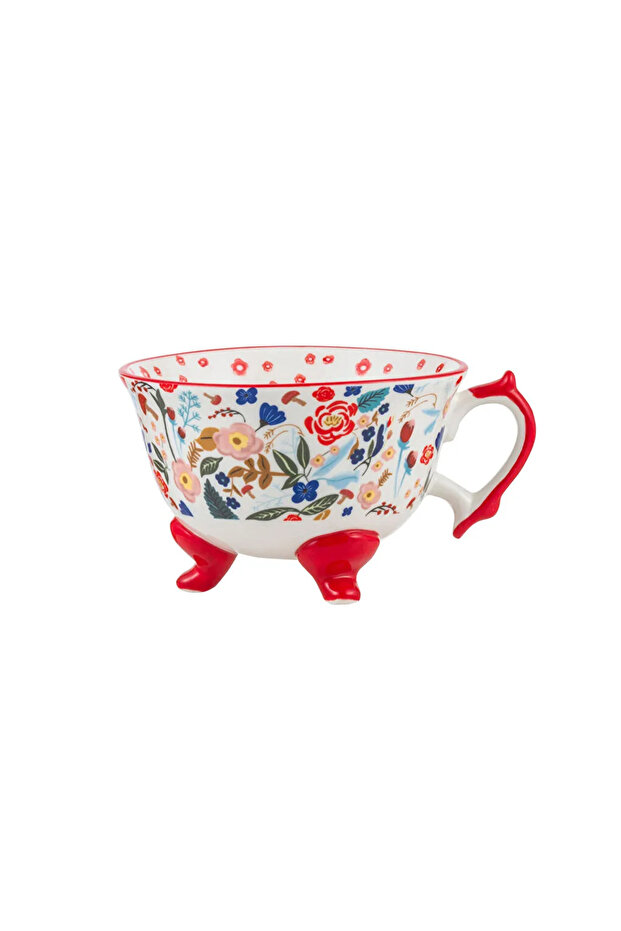 LCW HOME Ekru Baskılı Porselen Kupa 314 Ml - 5