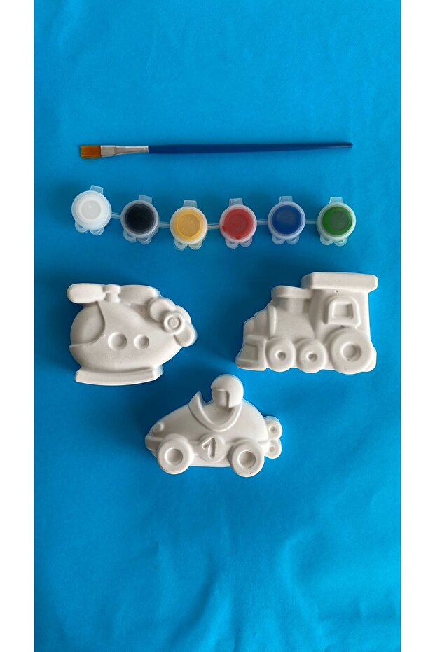 Boyama seti arabalı - 1