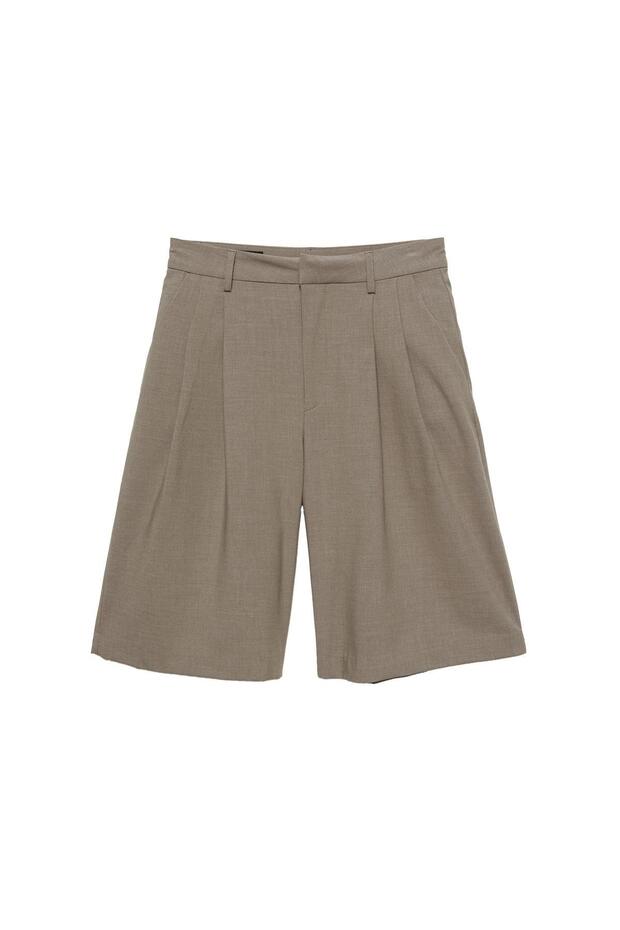 Pili Detaylı Klasik Bermuda - 3