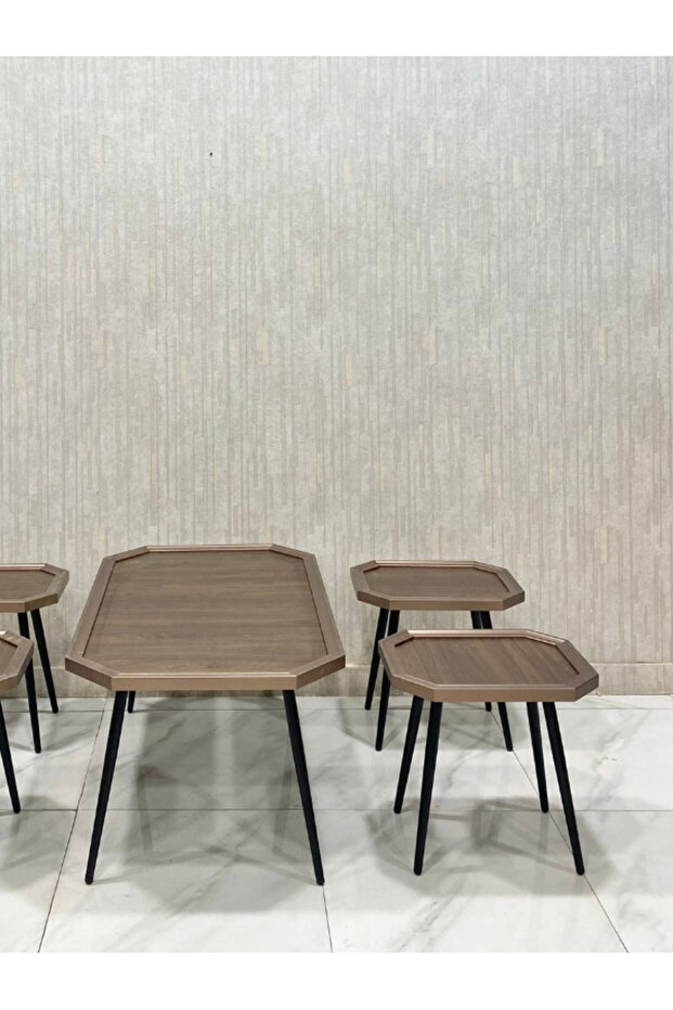 طقم طاولات تركي مودرن بالوان مختلفة - 3