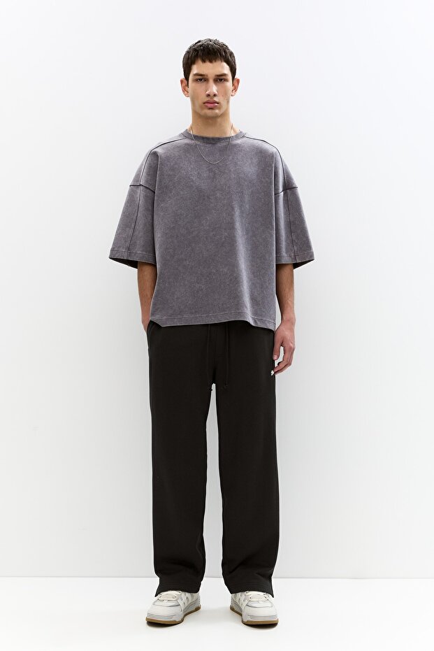 Yırtmaçlı eşofman pantolonu - 1