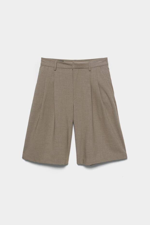 Pili Detaylı Klasik Bermuda - 6