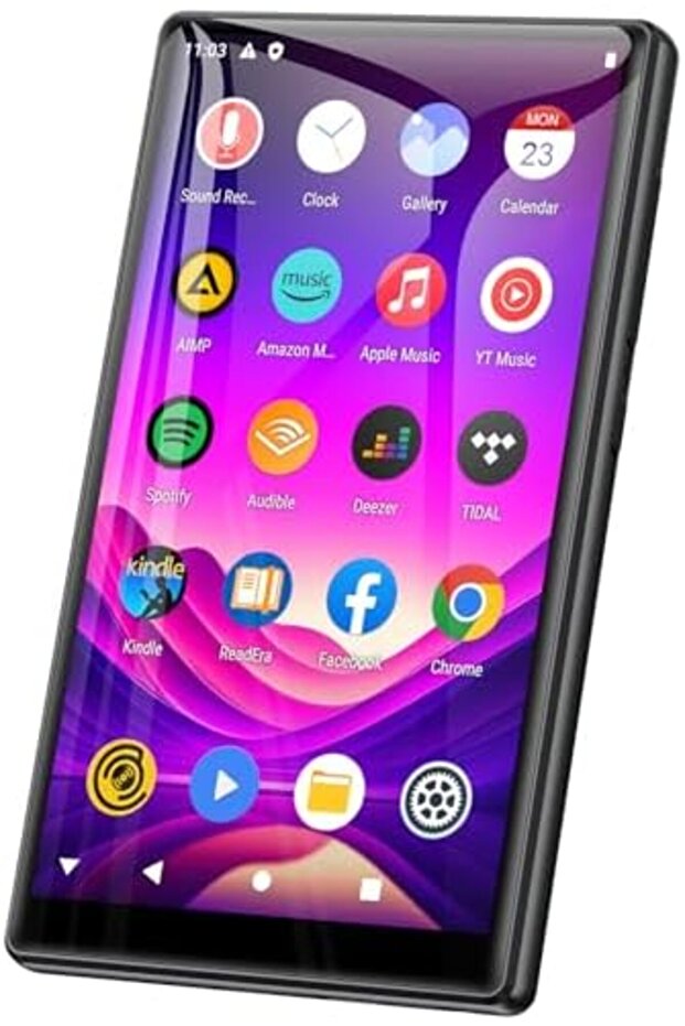 80GB MP3 Player Bluetooth, Android 9.0 with WiFi, 5 Inch IPS Touchscreen (1080 x 1920), Spoti - 2