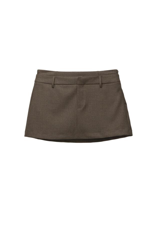 Çift bel etek pantolon - 4